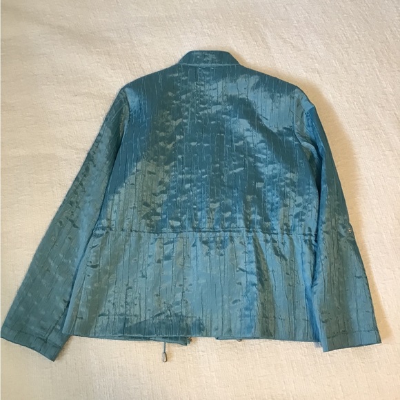 Alfred Dunner blue lightweight jacket, excellent condition, size 6Petite - Picture 3 of 5